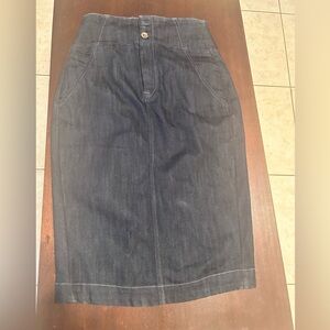 Earnest Sewn Indigo Pencil Skirt